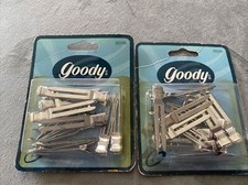 Vintage Goody 12 Curl Clips Lot of 2 Packs 03395 New Package 90s Metal