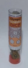 Koplow Games Olympic 7 Die Tube Gold 12234 *NEW*