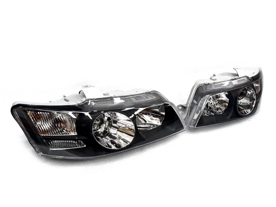 Genuine Holden Left & Right Headlamps Black for Caprice WK WL HSV Grange GMH NOS - image 2 of 4