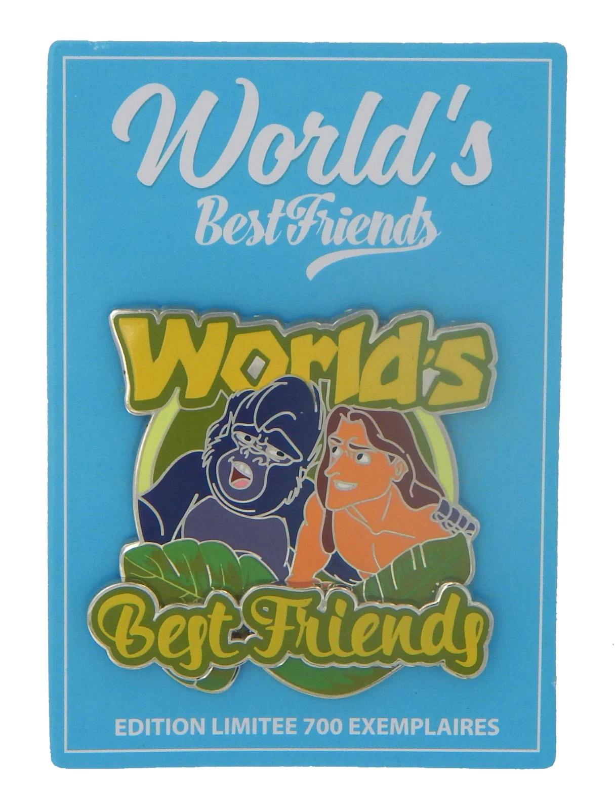 Disneyland Paris World's Best Friends Tarzan & Turk Disney Trading Pin Brand New