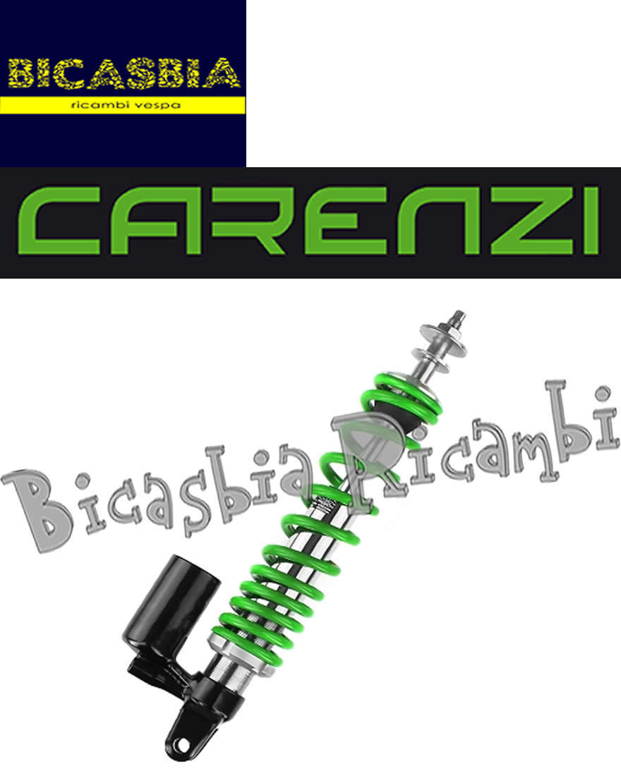 7536 Shock Absorber Carenzi Gas Rear Piaggio 50 NTT NRG Free Zip