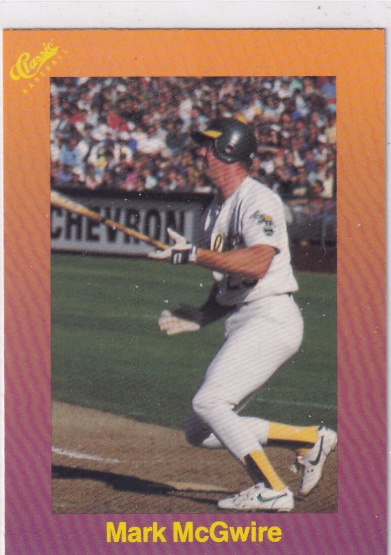 1989 Classic Travel #104 Mark McGwire NM