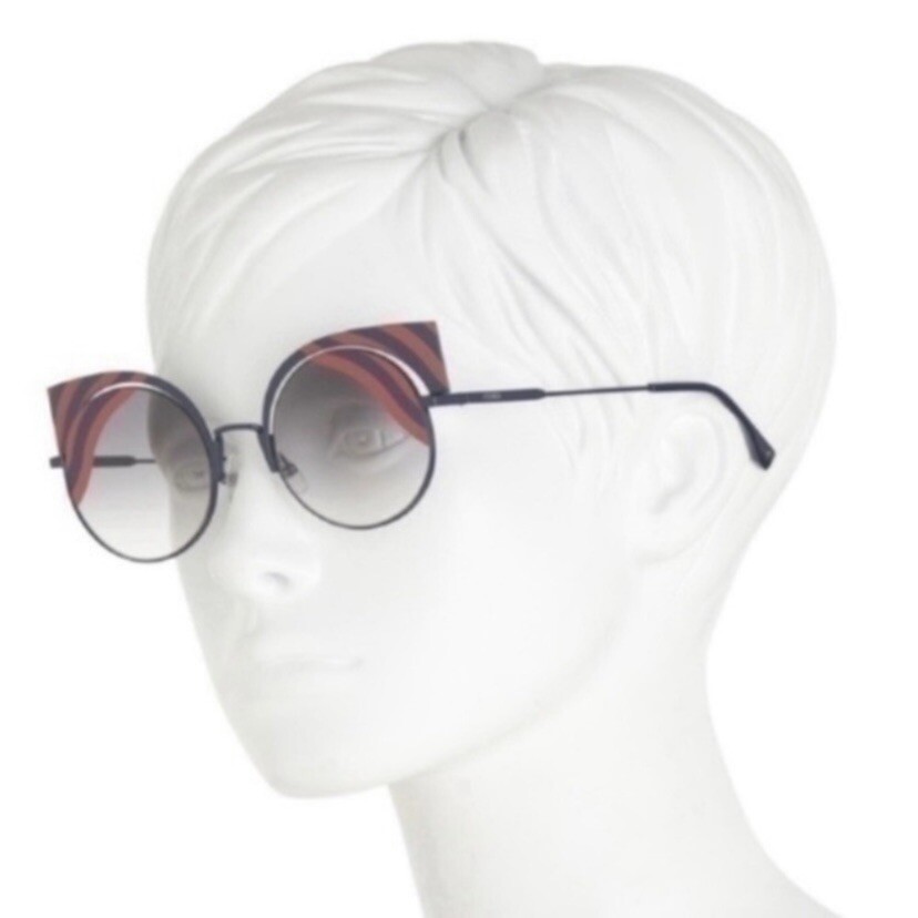 Fendi FF0215/S OM1 MTDK BLUE Women display picture 3