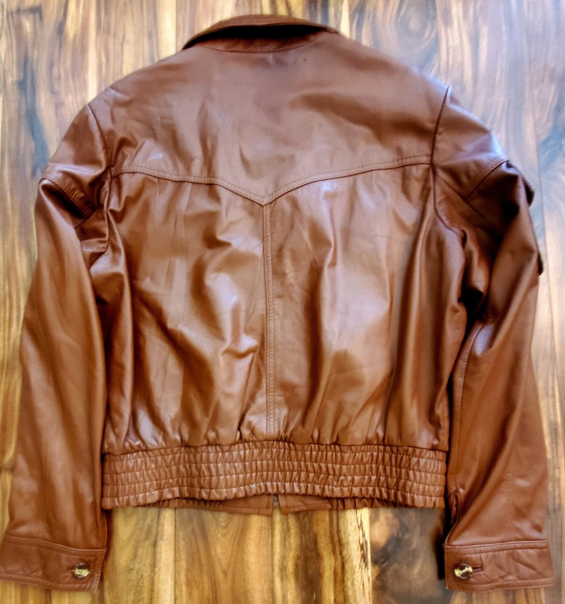 ジャケット・アウター vintage leather coat Made in Korea Made in Korea Leather Jacket - Etsy