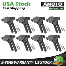 Ignition Coil & Spark Plug for Jeep Dodge Durango Charger RAM 1500 5.7L V8 UF504