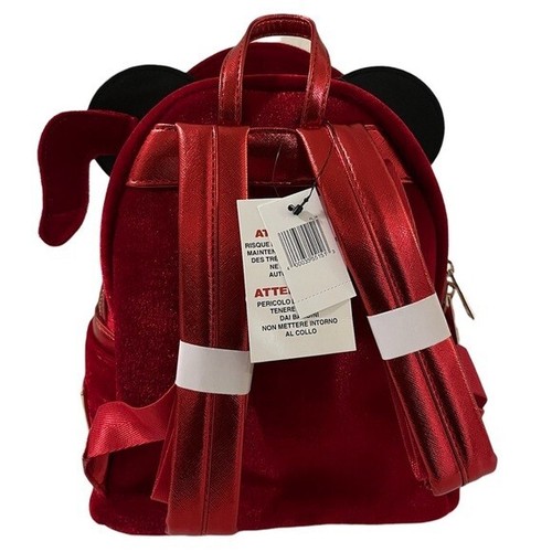 Nuevo Mini Bolso Mochila Loungefly Parques Disney Santa Claus Mickey Mouse - Imagen 2 de 5