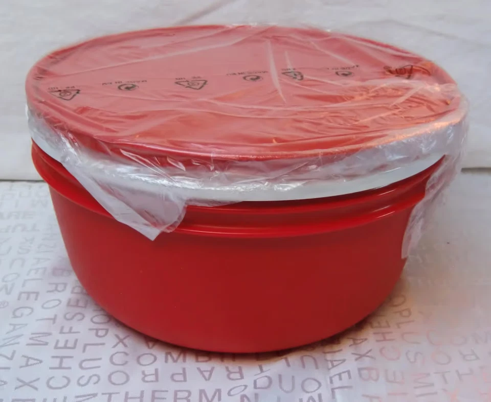 Tupperware Runde Sache Reibe Rot NEU