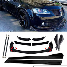 For Pontiac G8 G6 Front Bumper Lip Spoiler Splitter Rear Lip Side Skirt Body Kit