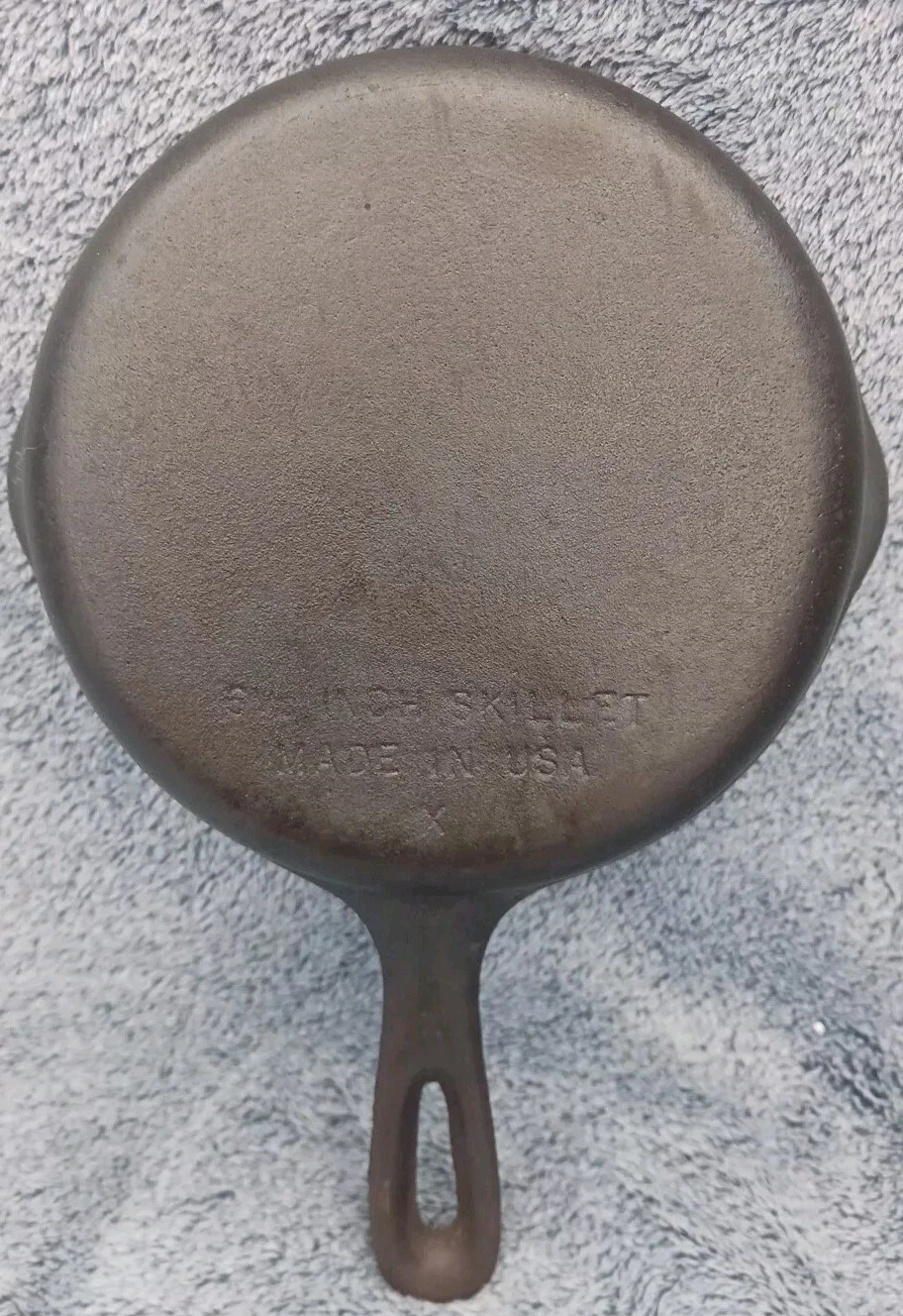 "Griswold" ? Cast Iron Skillet Marked With 'X' On The Bottom #3 6 1/2 Inch