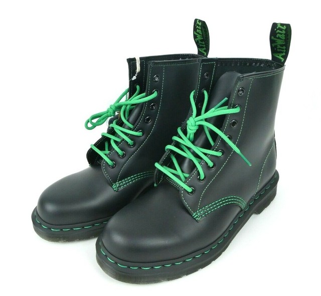 dr martens green smooth