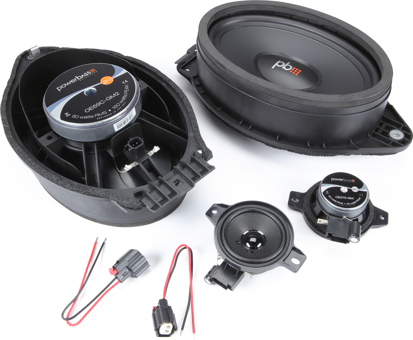 Компонентная система PowerBass OE69C-GM2 6 x 9 GMChevy 2-омная 25890₽