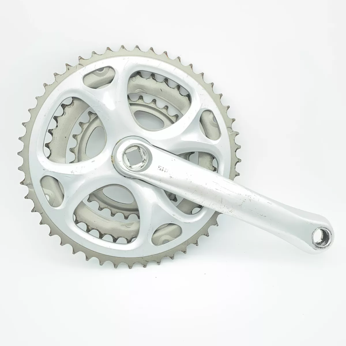 Shimano Nexave Crankset 170mm Long 48 38 28t Silver Right Hand Crankarm Only