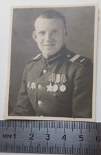 PHOTO WWII tankman  RKKA awards  order of glory (A39)(2)
