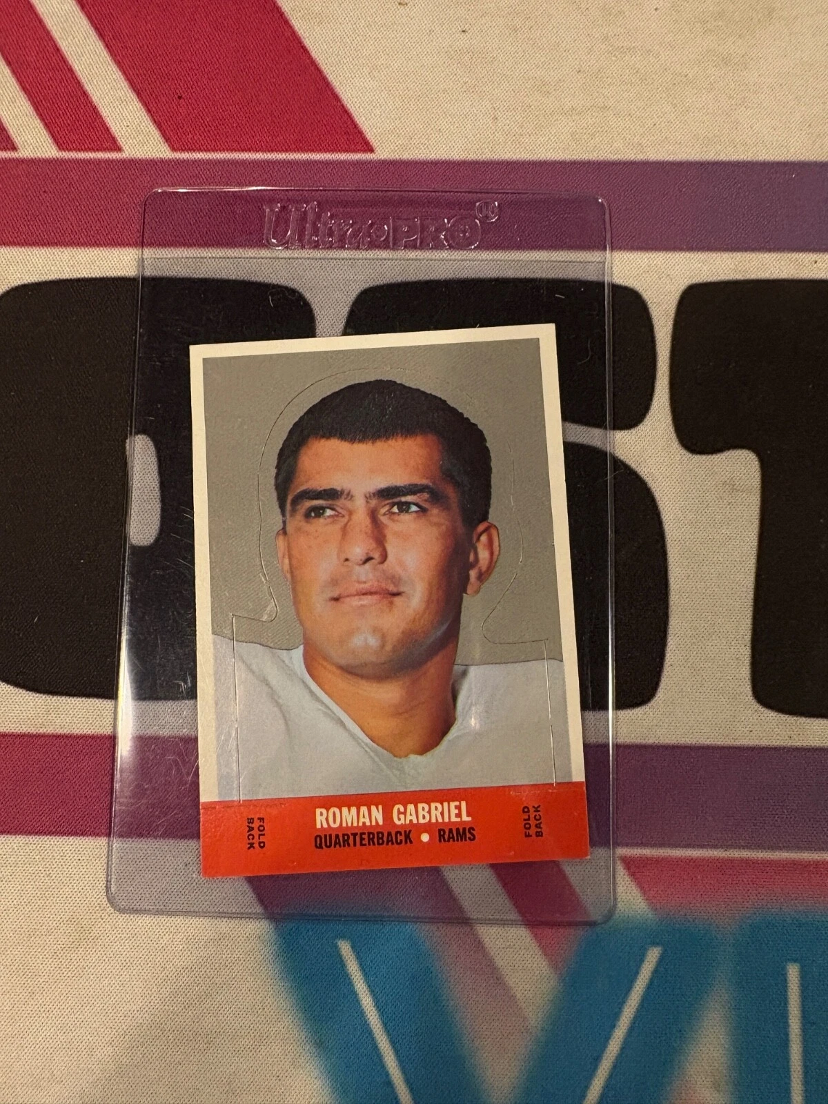 1968 Topps Football Stand-Up - Roman Gabriel RAMS