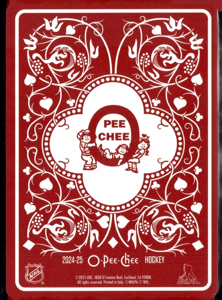 2024-25 O-Pee-Chee Playing Card Leo Carlsson Anaheim Ducks #4 SPADES - Image 2 of 2