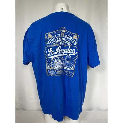 Los Angeles Dodgers MLB 2024 World Series Champions Blue T-Shirt