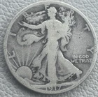 1917 Philadelphia Mint Silver Walking Liberty Half