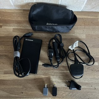 Replacement for Lenovo AC/DC Combo Adapter UK EU Car Compact Travel Bag