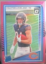 2025 Panini Donruss Optic Colston Loveland #310 Rated Rookie Pink Prizm Bears
