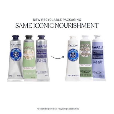 L'Occitane Travel Hand Cream Classics Trio - 3-Piece Gift Set
