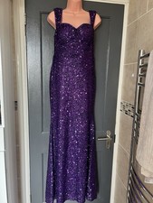 SHEIN Purple Evening Dress,