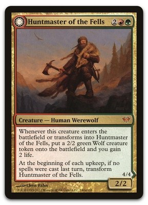Huntmaster of the Fells #140 (NM) Dark Ascension DKA Magic MTG