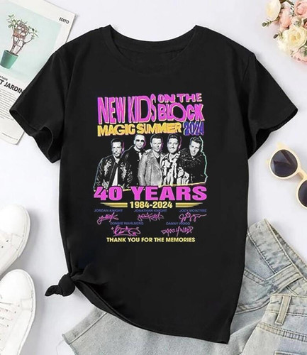 Vintage Nkotb 40 Jahre T-Shirt Neu Kids On The Block The Magic Summer - Bild 1 von 3