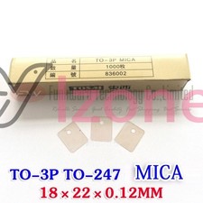 TO247/TO-3P Power Transistor MICA Insulator Stiff Transparent Material x 1000PCS