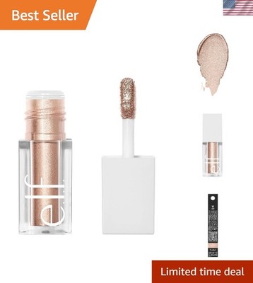 Buildable Liquid Eyeshadow in Moon - Cruelty-Free, Stunning Metallic Finish