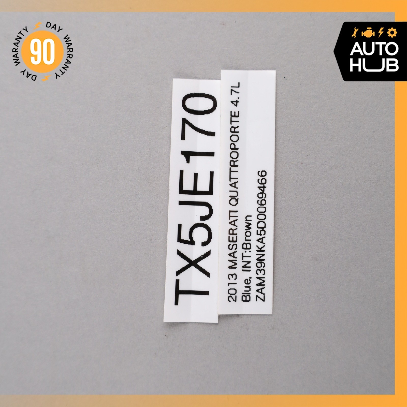 03-13 Maserati Quattroporte M139 Rear Right Side Window Regulator Motor OEM 51k
