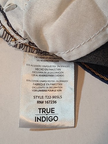 True Indigo Boys Denim Shorts Size 6 EUC Bermuda - Picture 4 of 9