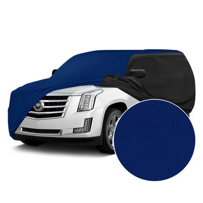 Coverking Satin Stretch Indoor Impact Blue Custom Car Cover w Black