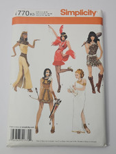 Simplicity Misses' Costume Sewing Pattern Five Different Historical Outfits