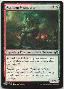 Rosheen Meanderer #206 (The List Reprint) - Iconic Masters - Uncommon