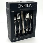 Oneida Satin Sand Dune Stainless Steel 45pc Flatware Set Service for 8 New
