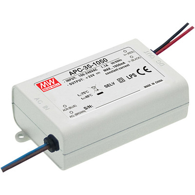MW Mean Well APC-35-500 LED-Treiber  Konstantstrom 35 W 0.5 A 25 - 70 V/DC ni...