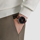 Longvadon Classic Marron Quartz Analog Watch 40mm Brown Leather Strap Box — photo 6