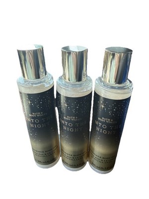 Bath & Body Works 3 PCS, INTO THE NIGHT Shimmer Body Oil, 6.3oz, NEW!!