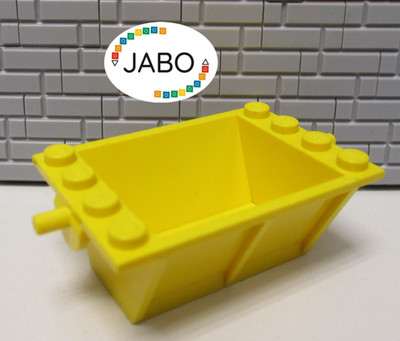 (F11/13/2) LEGO 818 Lore Dump Truck 2x4 Dump Train Train Yellow Chute 622
