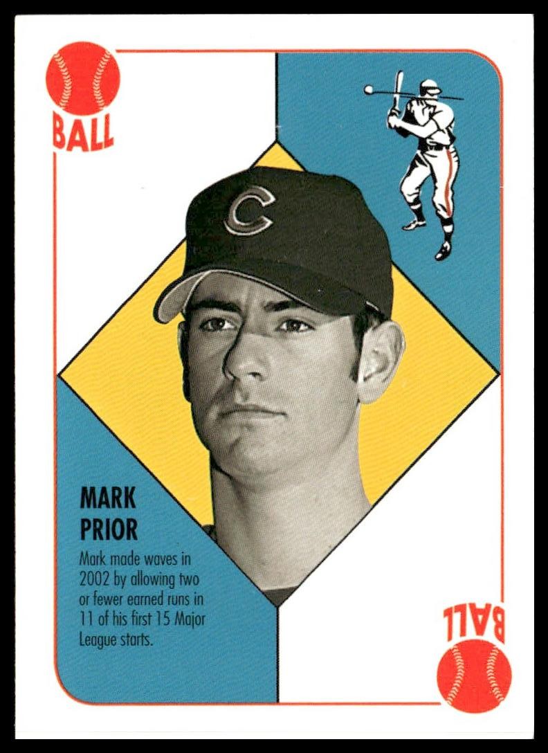 Mark Prior 2003 Topps #NNO Blue Backs Chicago Cubs