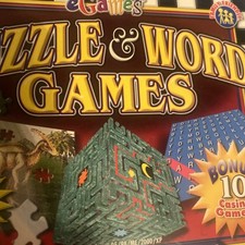 eGames PUZZLE  WORD Games PC, CD-ROM  2003 WINDOWS 95/98/ME/2000/XP