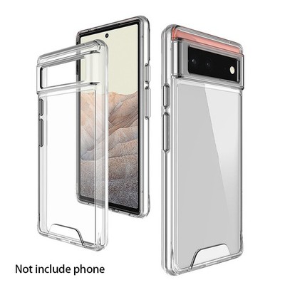 1Pcs Phone Case Transparent For Google Pixel 6 Case Clear Anti-Fingerprint Cover
