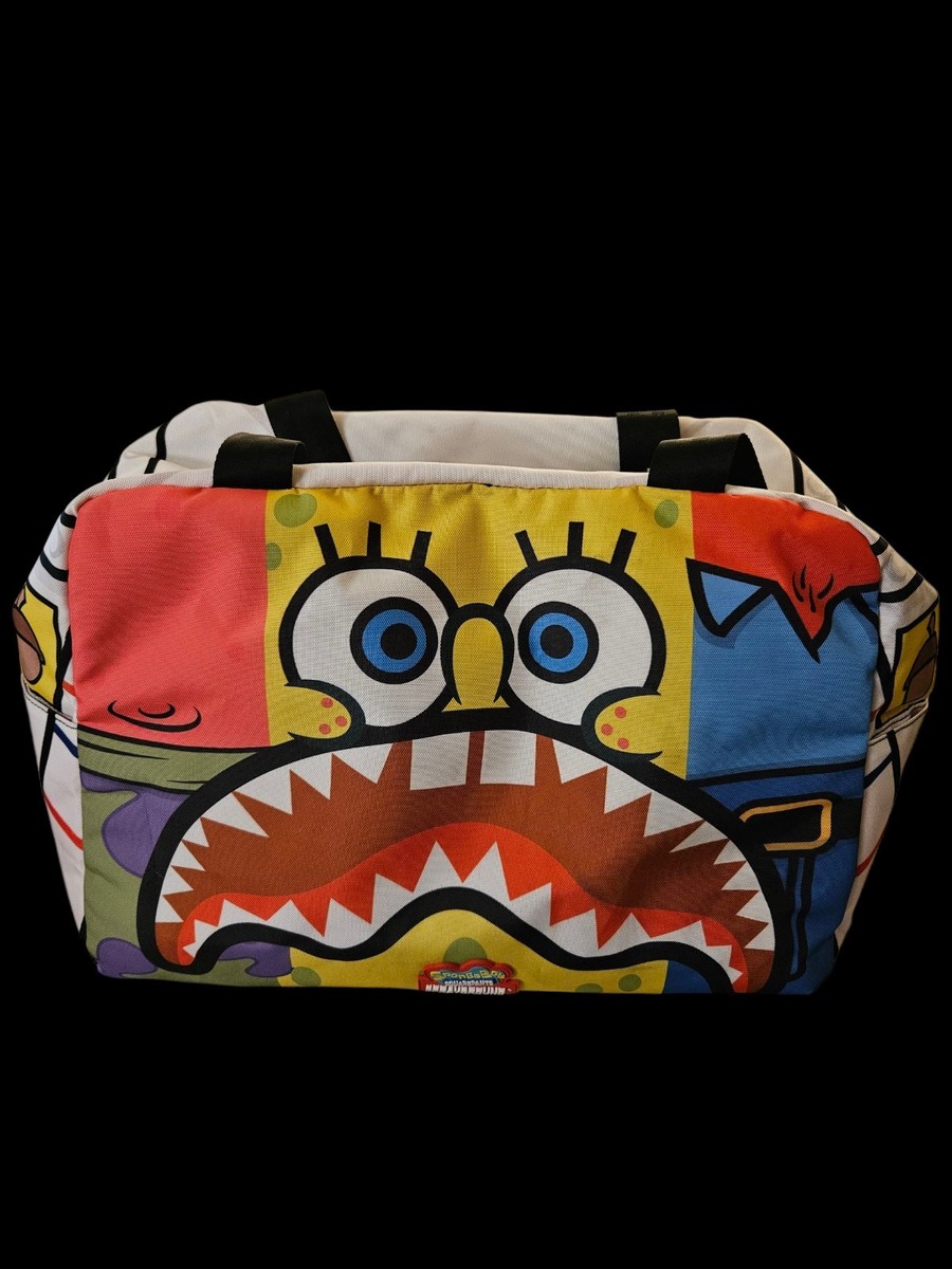 RARE!! Sprayground SpongeBob Square Pants Shark Mouth LE Duffel