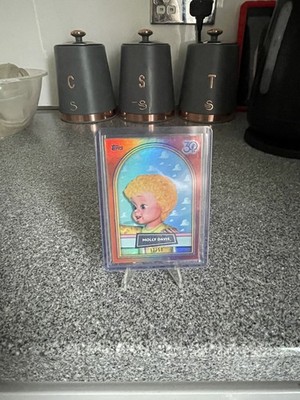 2025 Topps Crystal Pixar 30 Years of Toy Story Molly Davis Red Foil /50 #42