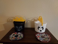 2025 McDONALD'S Halloween Bucket Pail Classic Boo Buckets HAPPY MEAL TOYS or Set