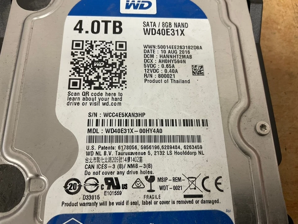 WD Blue 4TB SATA PC SSHD WD40E31X Hybrid Drive 8GB NAND Internal - Image 2 of 4