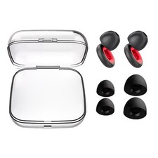 Noise Blocking Protection 24dB Motorcycle Ear Plugs Reusable With 4 Ear Caps