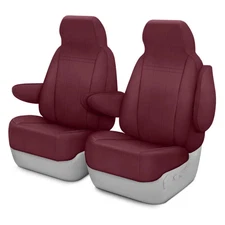 For Ford Bronco 21-24 CalTrend Cordura 1st Row Burgandy Custom Seat Covers