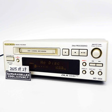 ONKYO Mini Disc Recorder MD-105X Silver High Speed Audio MD INTEC205 Japan Used