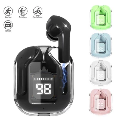 EUMATY Bluetooth Kopfhörer In Ear Kabellos Sportkopfhörer IPX-7 mit Mikrofon und Touch